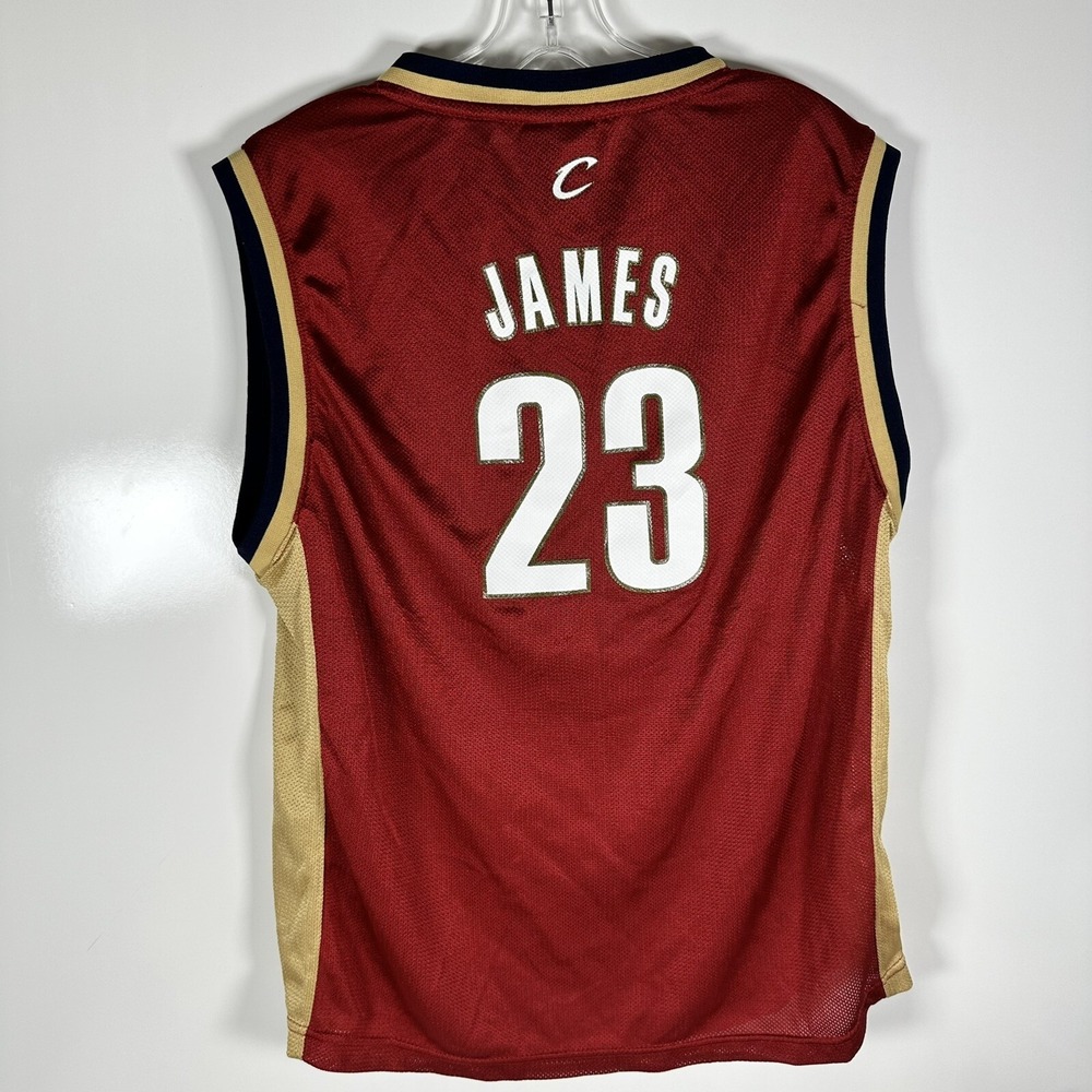 Adidas Cleveland Cavaliers Lebron James Jersey; Youth XL (18-20) #23 Red - Picture 2 of 4